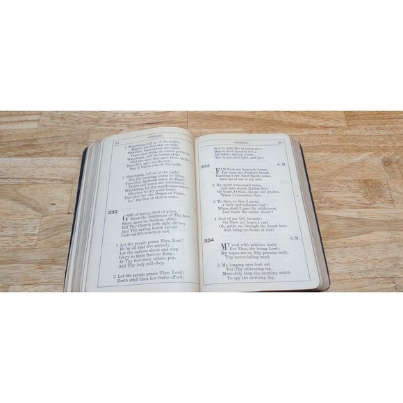 Antique Pocket Sized Hymnal Nelson Episcopal Bible 1882 By James Pott & Co RARE - Picture 16 of 16